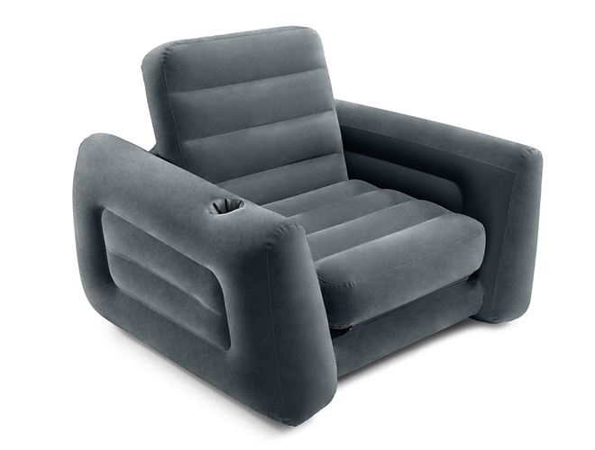 Купить надувное кресло-кровать 107х224х66см Pull-Out, Intex 66551 в Москве
