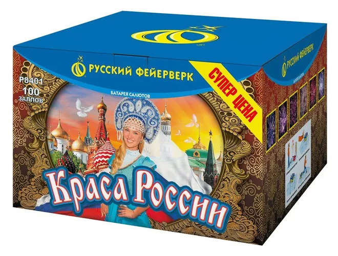 Купить фейерверк Р8401 Краса России в Москве