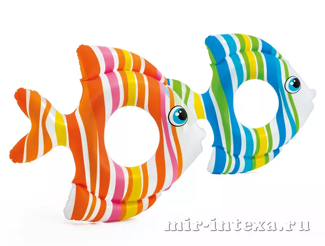 Купить круг Рыбка (TROPICAL FISH) 83х81см, 2 цвета, Intex 59223