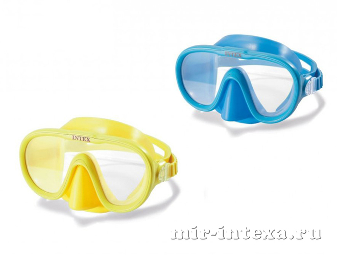 Купить маску для ныряния Sea Scan Swim, 2 цвета, Intex 55916 в Москве