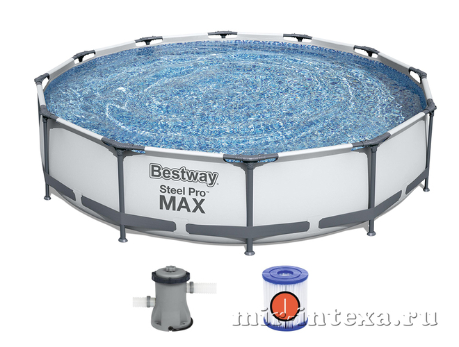 Купить каркасный бассейн Steel Pro MAX 366х76см, Bestway 56416 в Москве