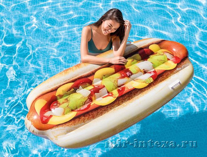 Купить плотик Хот-дог Hotdog 180х89см, Intex 58771