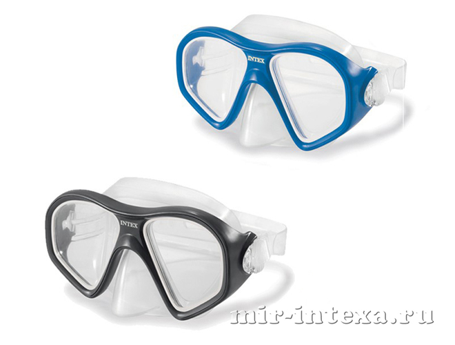 Купить маску для плавания Reef Rider, 2 цвета, Intex 55977 в Москве