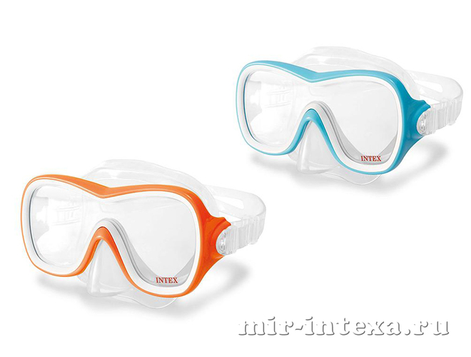 Купить маску для ныряния Wave Rider, 2 цвета, Intex 55978 в Москве