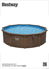 Инструкция по сборке и обслуживанию каркасного бассейна Bestway 561CS